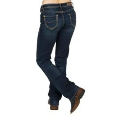 Rock & Roll Denim Rock & Roll Cowgirl Riding Extra Stretch Dark Wash Jeans