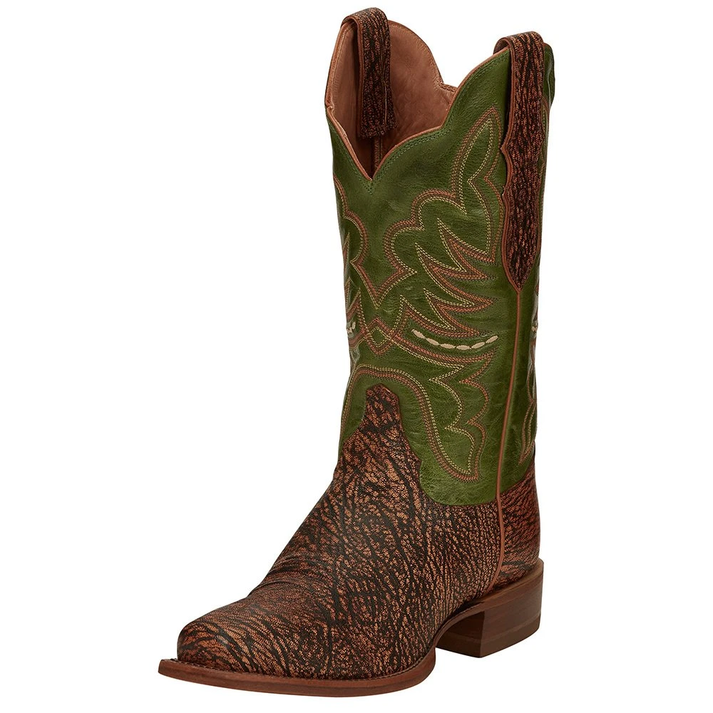 Justin Boot Company Women's AQHA Benedictine Cowgirl Boot 8 Justin Boot Company Women's AQHA Benedictine Cowgirl Boot - Image 6