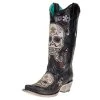 Women's Corral Grey Sugar Skull Western Boot 2 Women's Corral Grey Sugar Skull Western Boot -Ariat shop 130759 default l