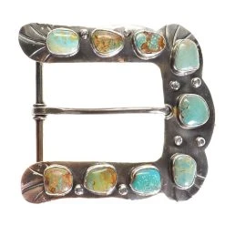 Paige Wallace Women's Turquoise Multi-Stone Buckle