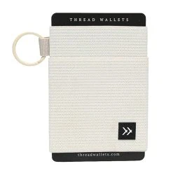 Thread Wallets Off White Elastic Wallet