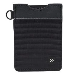 Thread Wallets Black Vertical Cardholder