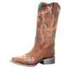 Corral Womens Corral Tan Deer Skull Overlay Boot -Ariat shop 132969 default l