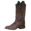Corral Womens Corral Brown Barbed Wire Rodeo Sq Toe Boot -Ariat shop 132970 default l