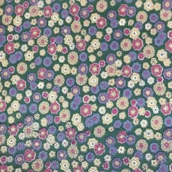 Wyoming Traders Cali Flowers Teal Wild Rag