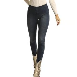 Rock & Roll Denim Skinny Mini High Rise Stretch Pull-On Jeans
