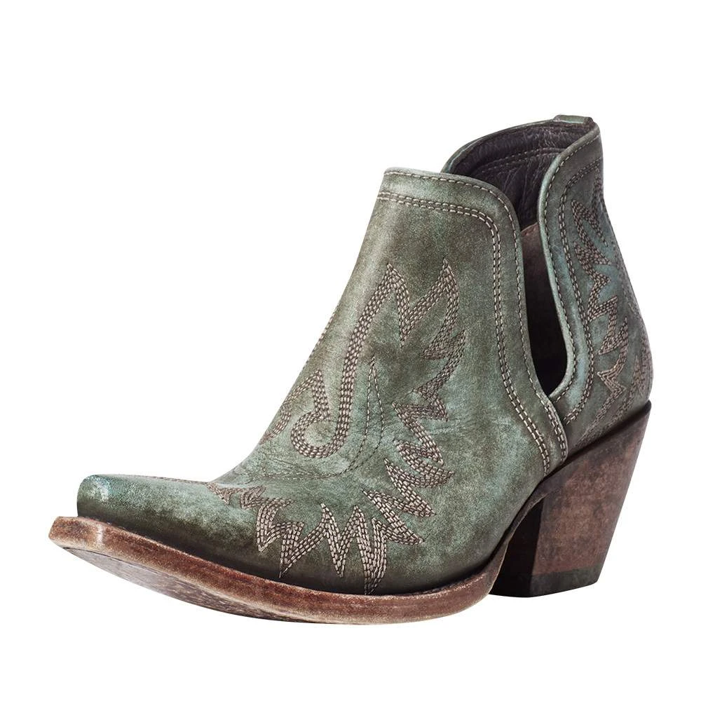 Ariat Women`s Distressed Turquoise Dixon Bootie 3 Ariat Women`s Distressed Turquoise Dixon Bootie