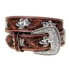 Gem Dandy Accessories Women`s Brown Painted Floral Belt 2 Gem Dandy Accessories Women`s Brown Painted Floral Belt -Ariat shop 139011 default l