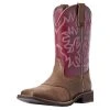 Ariat Women's Java/Burgundy Delilah Western Square Toe -Ariat shop 139220 default l