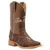 Tin Haul Footwear Womens Damask Diamond Brown Boot