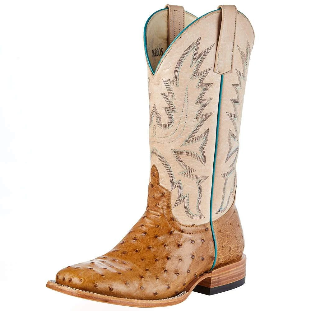 Macie Bean Women's Top Hand Antique Saddle Full Quill Ostrich Cowgirl Boot 3 Macie Bean Women's Top Hand Antique Saddle Full Quill Ostrich Cowgirl Boot