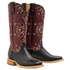 Tin Haul Footwear Women's Bandida Black 13in. Top Cowgirl Boot -Ariat shop 14 021 0007 1447 2