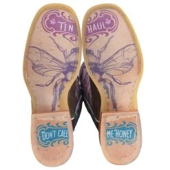 Tin Haul Women's Brown Honeylicious Cowgirl Boot -Ariat shop 1402100071485 03