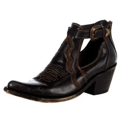 Liberty Black Women`s Liberty Black Buckle Bootie