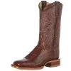 Justin Boots Women's Vintage Cognac Smooth Ostrich Cowgirl Boot