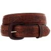 Vogt Silversmiths Oiled Bison Floral Belt -Ariat shop 143252 default l