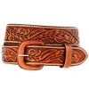 Vogt Silversmiths Russet Floral Belt -Ariat shop 143259 default l