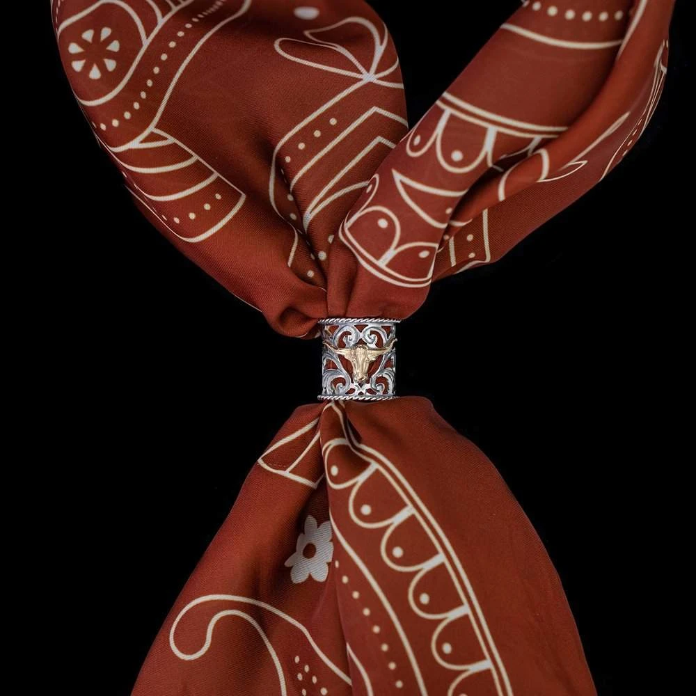 Vogt Silversmiths The Rancho Scarf Slide 3 Vogt Silversmiths The Rancho Scarf Slide