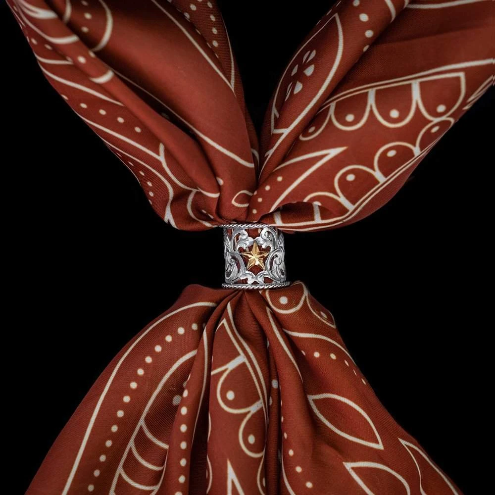 Vogt Silversmiths The Lone Star Scarf Slide 3 Vogt Silversmiths The Lone Star Scarf Slide