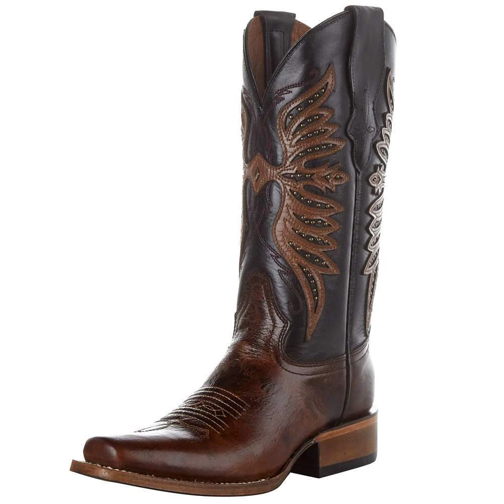 Circle G Women's Circle G Brown 12in. Black Top Boot 3 Circle G Women's Circle G Brown 12in. Black Top Boot