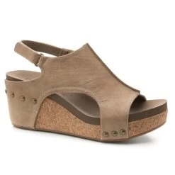 Corkys Footwear Women's Carley Cognac Wedge