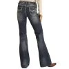 Rock & Roll Denim Women's And Denim Mid Rise Trouser -Ariat shop 146455 default l