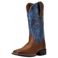 Ariat Round Up Wide Square Toe StretchFit Western Boot