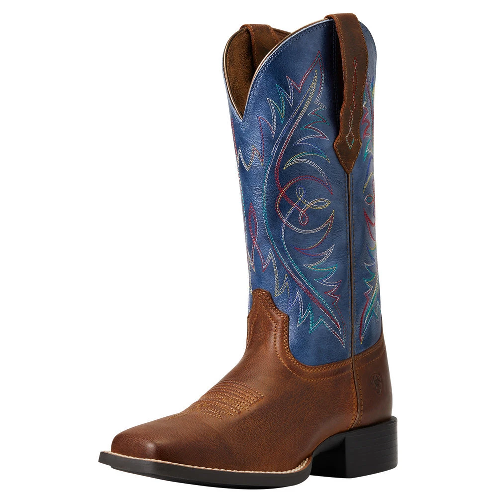 Ariat Round Up Wide Square Toe StretchFit Western Boot 3 Ariat Round Up Wide Square Toe StretchFit Western Boot