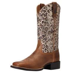 Ariat Women's Round Up Wide Square Toe Western Boot
