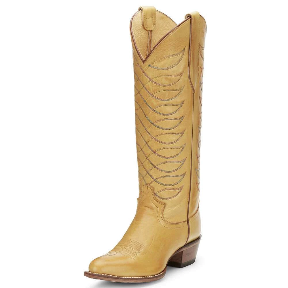 Justin Boots Women's Whitley Antique Yellow Vintage Justin Cowgirl Boots 3 Justin Boots Women's Whitley Antique Yellow Vintage Justin Cowgirl Boots