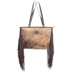 Mf Western Products Ariat Scarlett Fringe Cowhide Tote