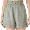 Risen Jeans Women's Sage Paper Bag Elastic Waistband Linen Shorts -Ariat shop 151649 default l