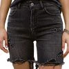 Risen Jeans Women's Plus Size High Waisted Black Shorts -Ariat shop 151679 default l