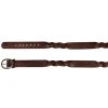 Women's Catchfly Braided Leather Belt With Floral Pattern -Ariat shop 152053 default l
