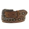 Mf Western Products Women's Nocona Studded Leather Belt -Ariat shop 152092 default l