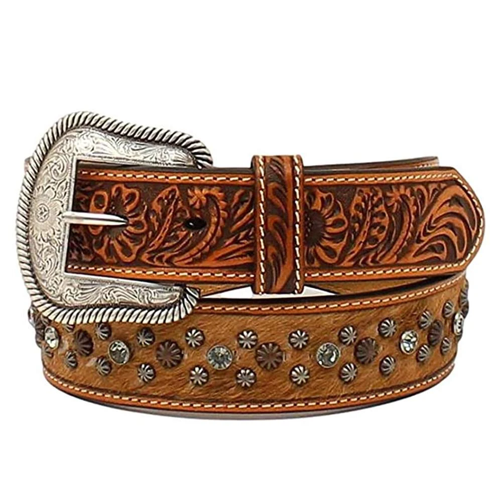 Mf Western Products Women's Nocona Hiar On Studded Belt 3 Mf Western Products Women's Nocona Hiar On Studded Belt