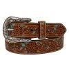 Mf Western Products Women's Ariat Turquoise Underlay Belt
