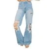 Flying Monkey Women's 90's Vintage High Rise Distressed Jeans 2 Flying Monkey Women's 90's Vintage High Rise Distressed Jeans -Ariat shop 152282 default l