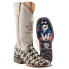 Tin Haul Women's Houndstooth 13 In White Top Cowgirl Boot -Ariat shop 153950 default l