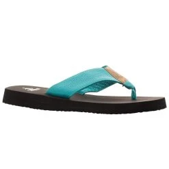 Corkys Footwear Women's Ladybug Turquoise Flip Flop