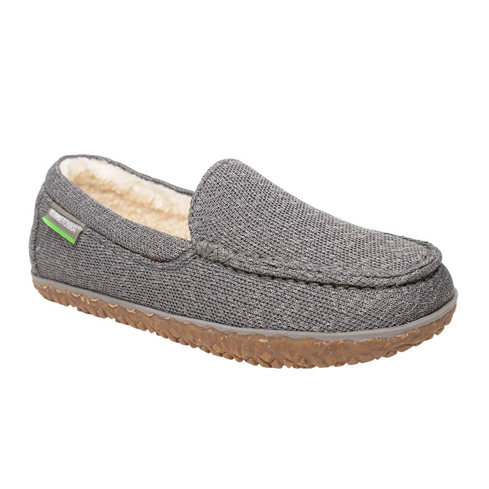 Minnetonka Women`s Minnetonka Eco Grey Slipper 3 Minnetonka Women`s Minnetonka Eco Grey Slipper