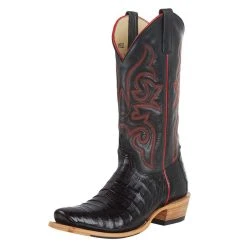 Macie Bean Women's Top Hand Black Caiman Black 13 Top TK Toe Boot