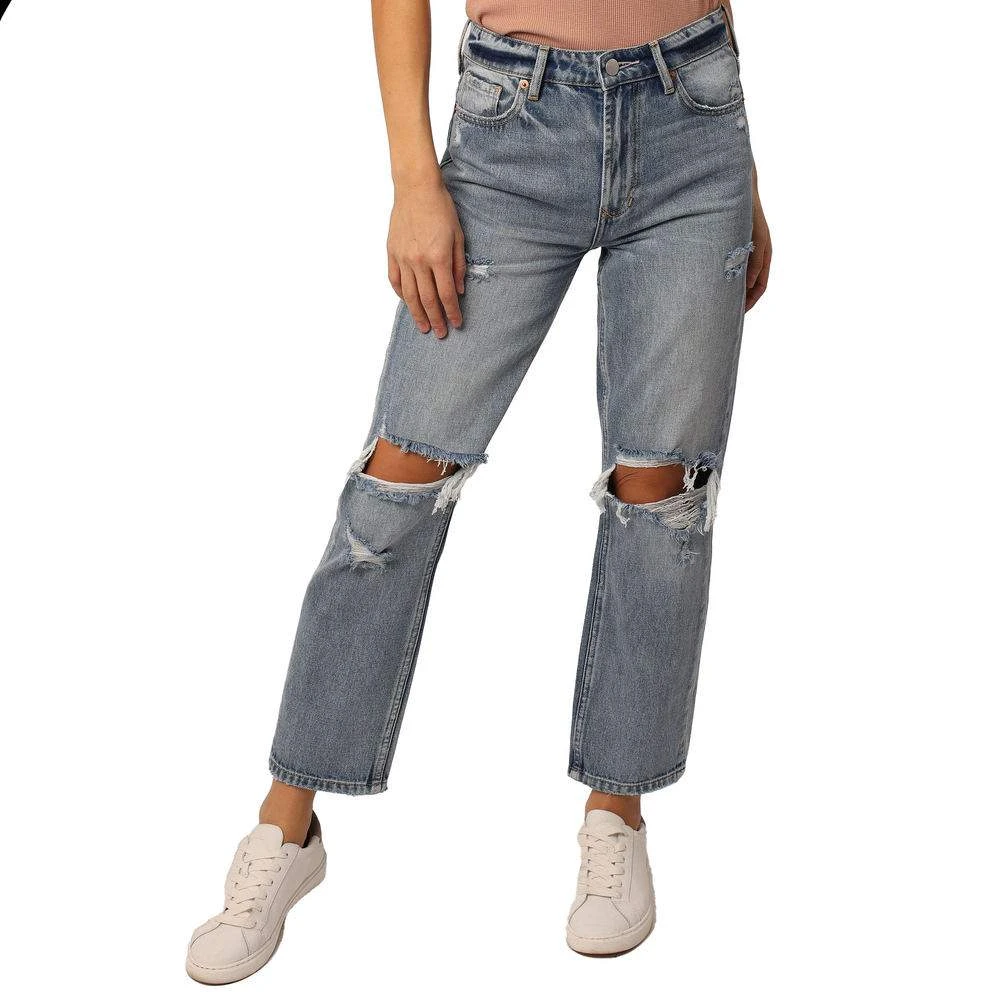 Dear John Denim Inc Women's Jodi Super High Rise Cropped Straight Jeans 3 Dear John Denim Inc Women's Jodi Super High Rise Cropped Straight Jeans