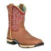 Corral Womens Tan Hydro Resist 8.26 Square Toe Work Boot W5001