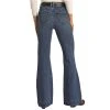 Rock & Roll Denim Women's Piping Loop High Rise Trouser -Ariat shop 155835 default l