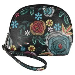 Justin Dome Cosmetic Pouch With Wristlet