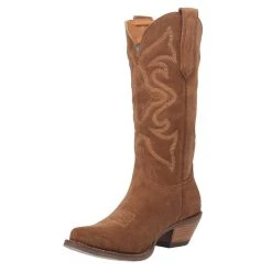 Dingo 1969 Women's Out West Brown 13in. Leather Snip Toe Western Boot