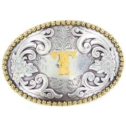 Mf Western Products M&F T Initial Belt Buckle