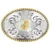 Mf Western Products M&F J Initial Belt Buckle