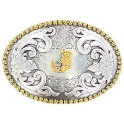Mf Western Products M&F J Initial Belt Buckle